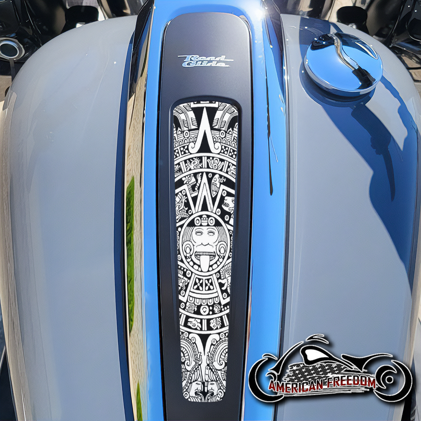 Harley 2021+ Street & Road Glide Dash Insert - Aztec Calendar